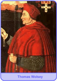 Diagram - The rise and fall of Thomas Wolsey